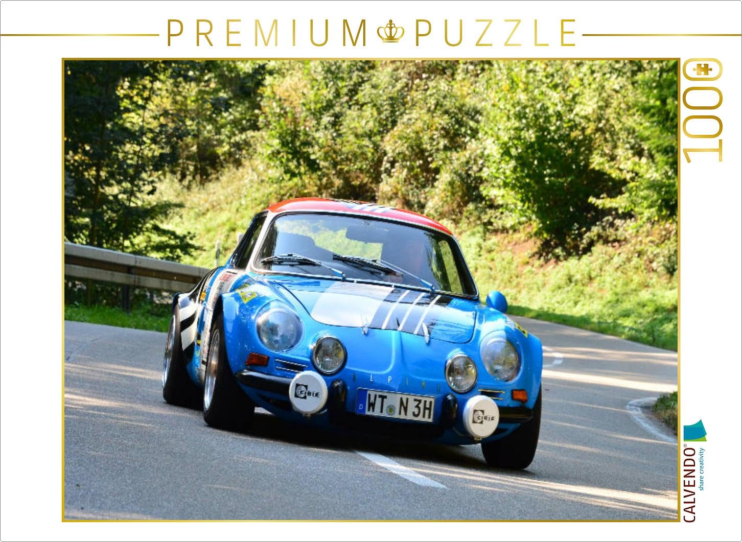 CALVENDO Puzzle Renault Alpine A110-1973 1000 Pieces 64 x 48 cm from Ingo Laue