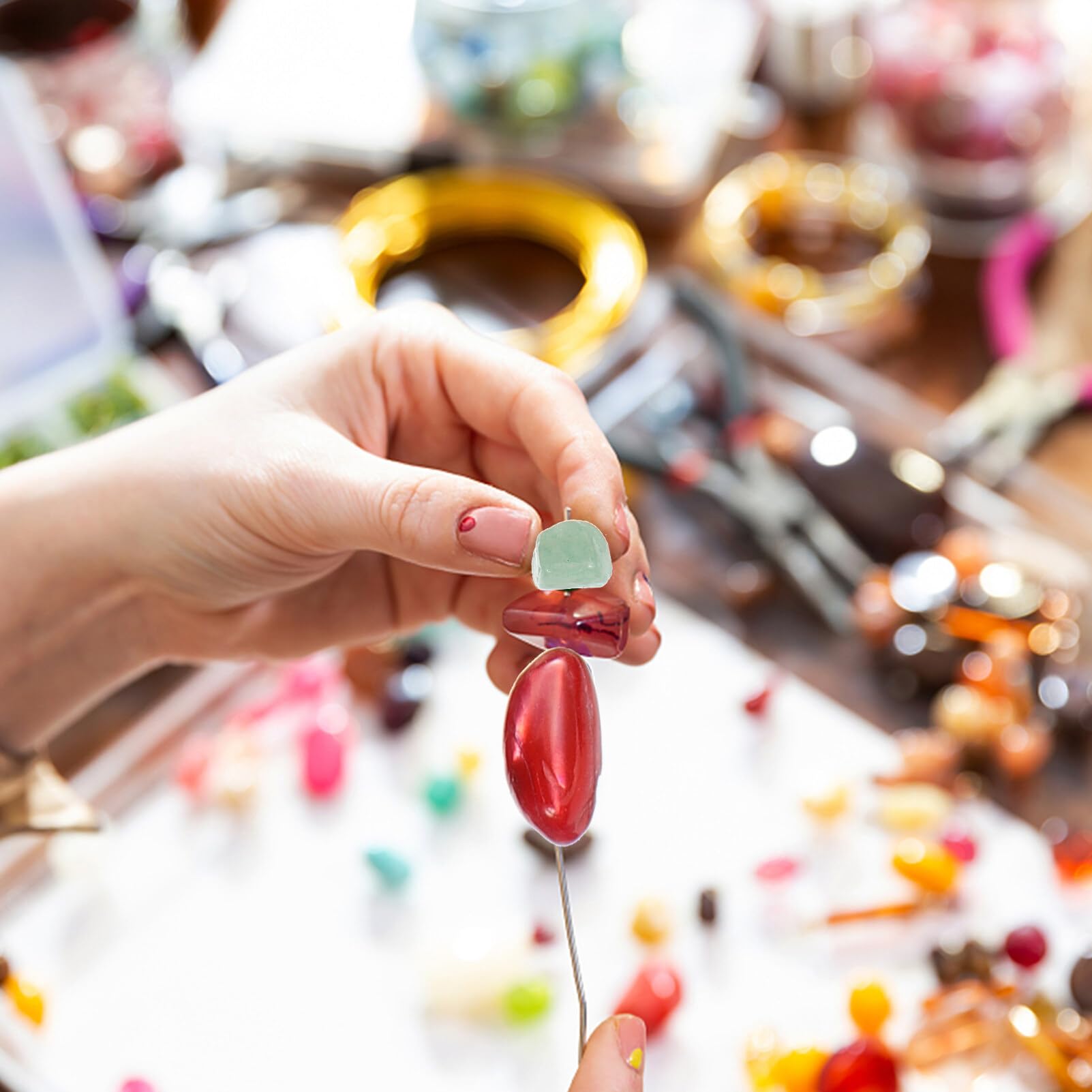 24griglia Decorative Irregolari Per Kit Per Braccialetti e Collane Facili Usare