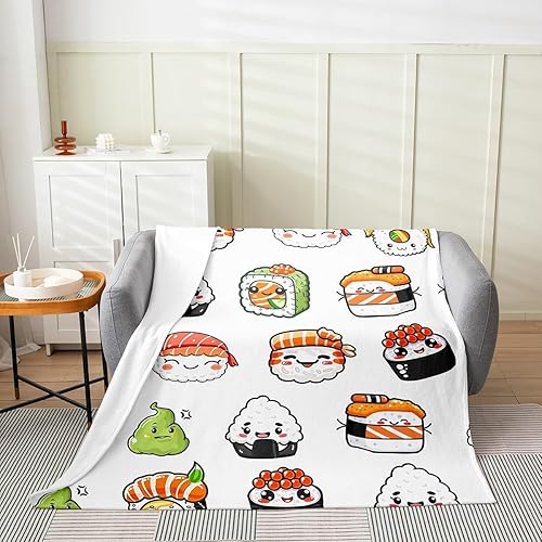 Vista 74 de Manta de cama de arte abstracto Grunge para niños, color verde azulado y naranja, manta de forro polar desordenada con pintura de óxido, manta Multi