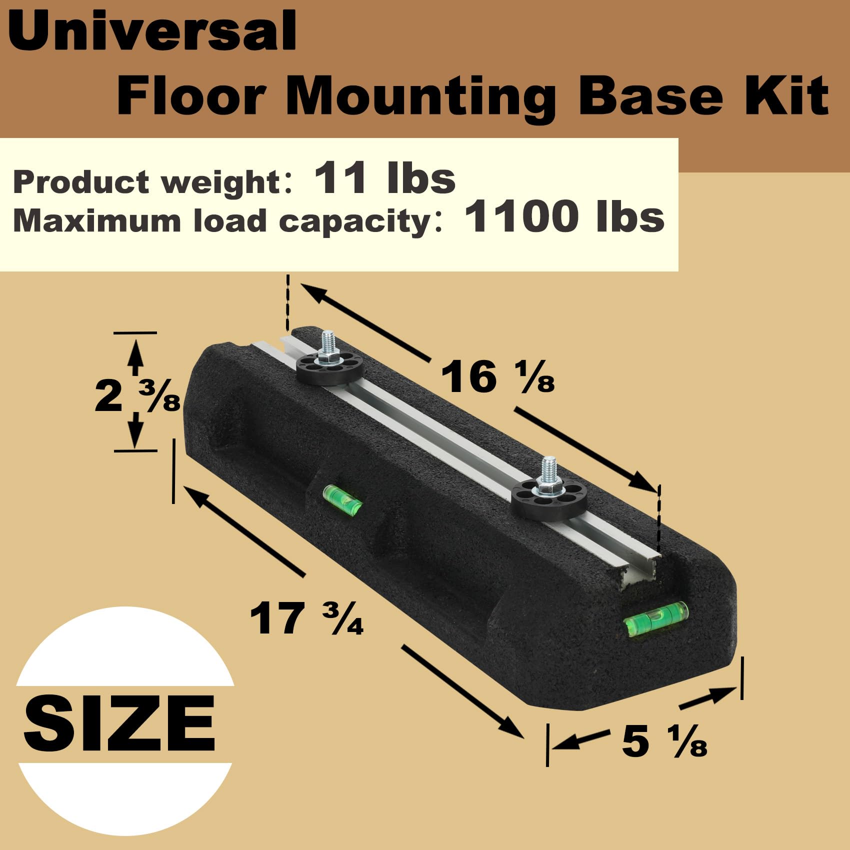 Snapklik.com : Anrain Floor Mounting Base Kit For Mini Split Air ...