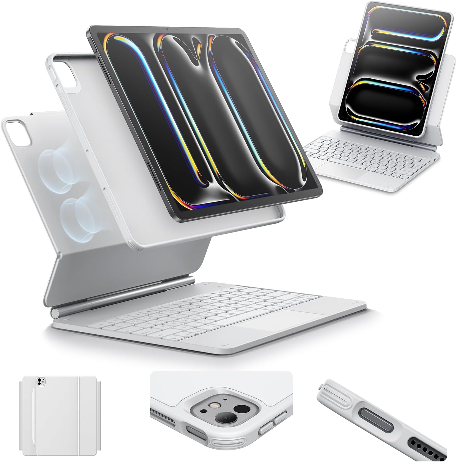 CSZZACME For IPad Pro 11 Inch Case With Keyboard M4 2024,Magic Keyboard IPad Pro 11 Inch M4 2024 - View #7