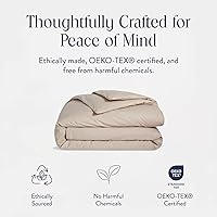 Vista 35 de Brooklinen Funda de edredón de percal de lujo, 100% algodón, fresca, nítida, lazos de esquina extralargos, cierre de botones, suave y transpirable