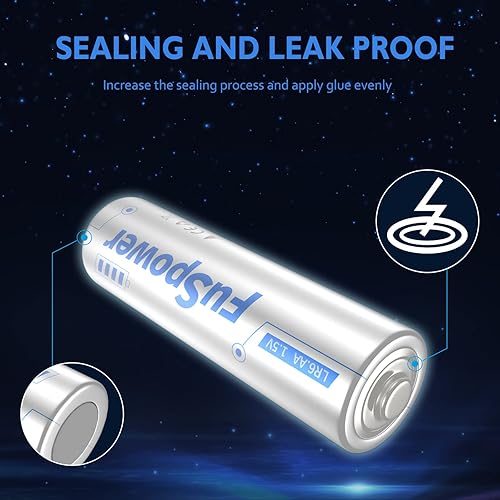 Miniatura 5 de Fuspower Pilas AA LR6 Batería 1.5V Doble A Pilas alcalinas 10pcs