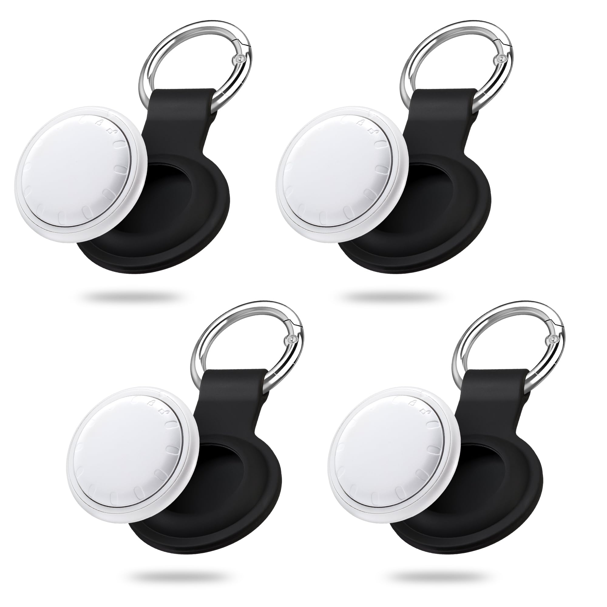 Key Finder, Item Locator, Works with Apple Find My (iOS Only), 4PCS Luggage Trackers with 4PCS Silicone Tracker Holders, Air Tracker for Suitcases, Wallets, Backpack-image-47