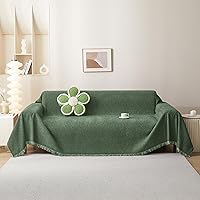 Vista 8 de MEETSKY Funda de sofá para sofá de cojines, protector de muebles de sofá, fundas de sofá de chenilla, fundas de sofá seccional para mascotas, funda