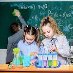 UNGLINGA Kids Science Experiment Tools Kit with Lab Coat Scientist Toys | Gift for Boys Girls, with 10 Experiments Manual, Quality Materials