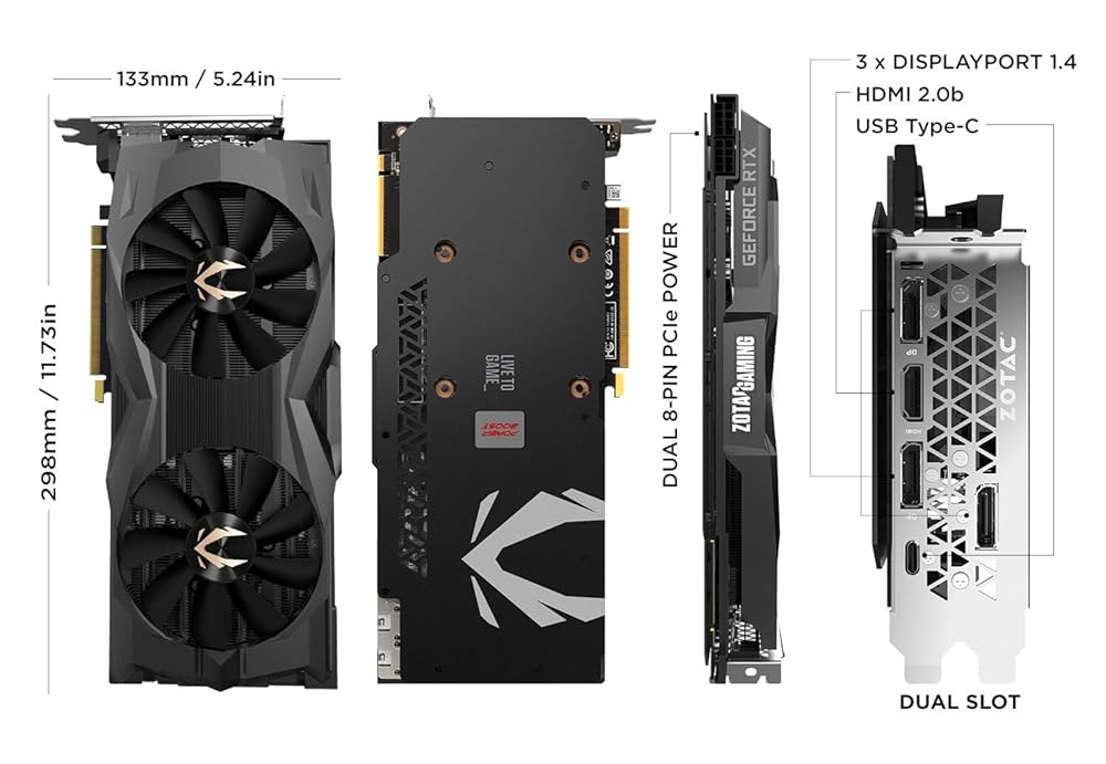 グラフィックボード・グラボ・ビデオカード ZOTAC GEFORCE RTX 2080 ti Amazon | Zotac Gaming GeForce RTX 2080 Ti AMP MAXX 11GB