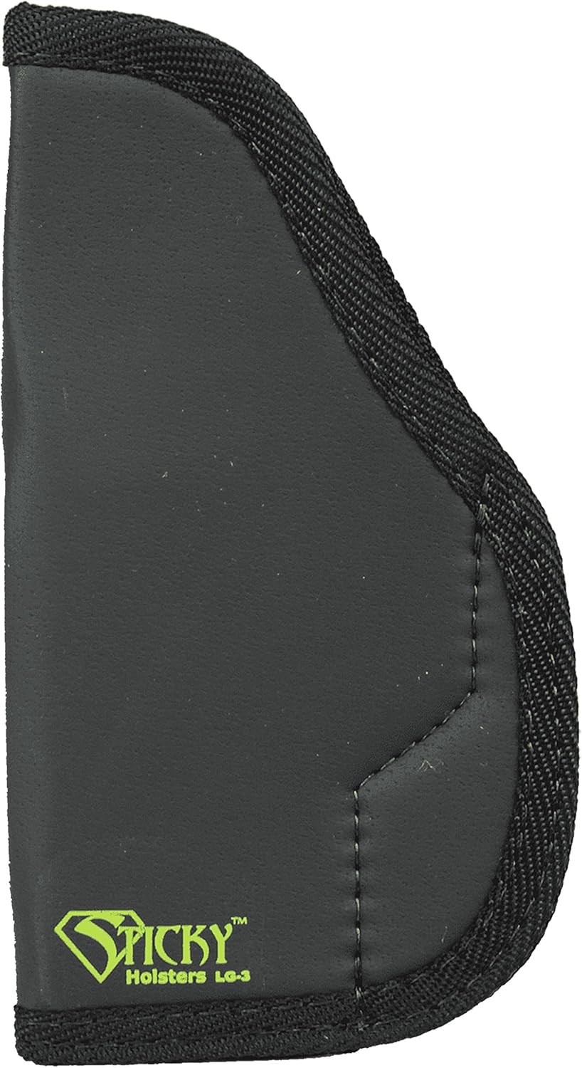 Sticky Holsters Concealment Holsters for Men and Women - LG-3 Large - Fits Full-Sized Glocks, and Similar up to 4.75" Barrel - Suitable for Left and Right-Hand Draw; IWB or Pocket Carry