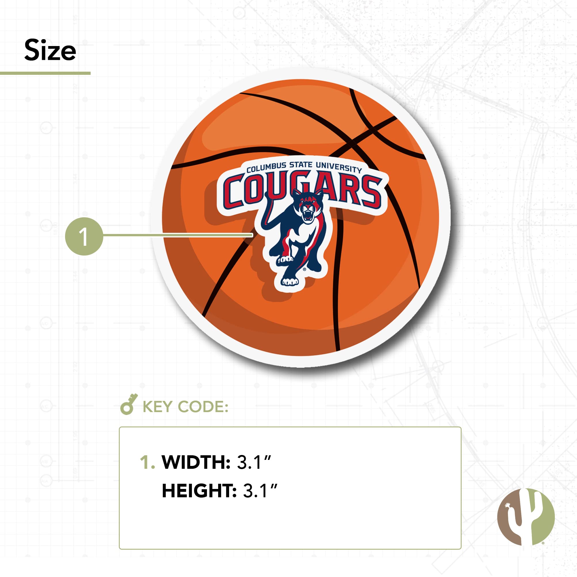 Cougar Basketball Logo