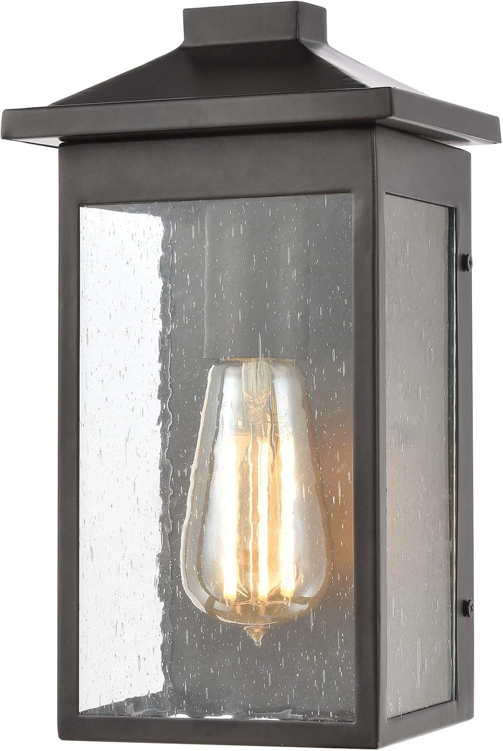 Exсluѕіvе Dіѕсоunt 70% Prісе  Lamplighter 1-Light Sconce in Matte Black with Seedy Glass