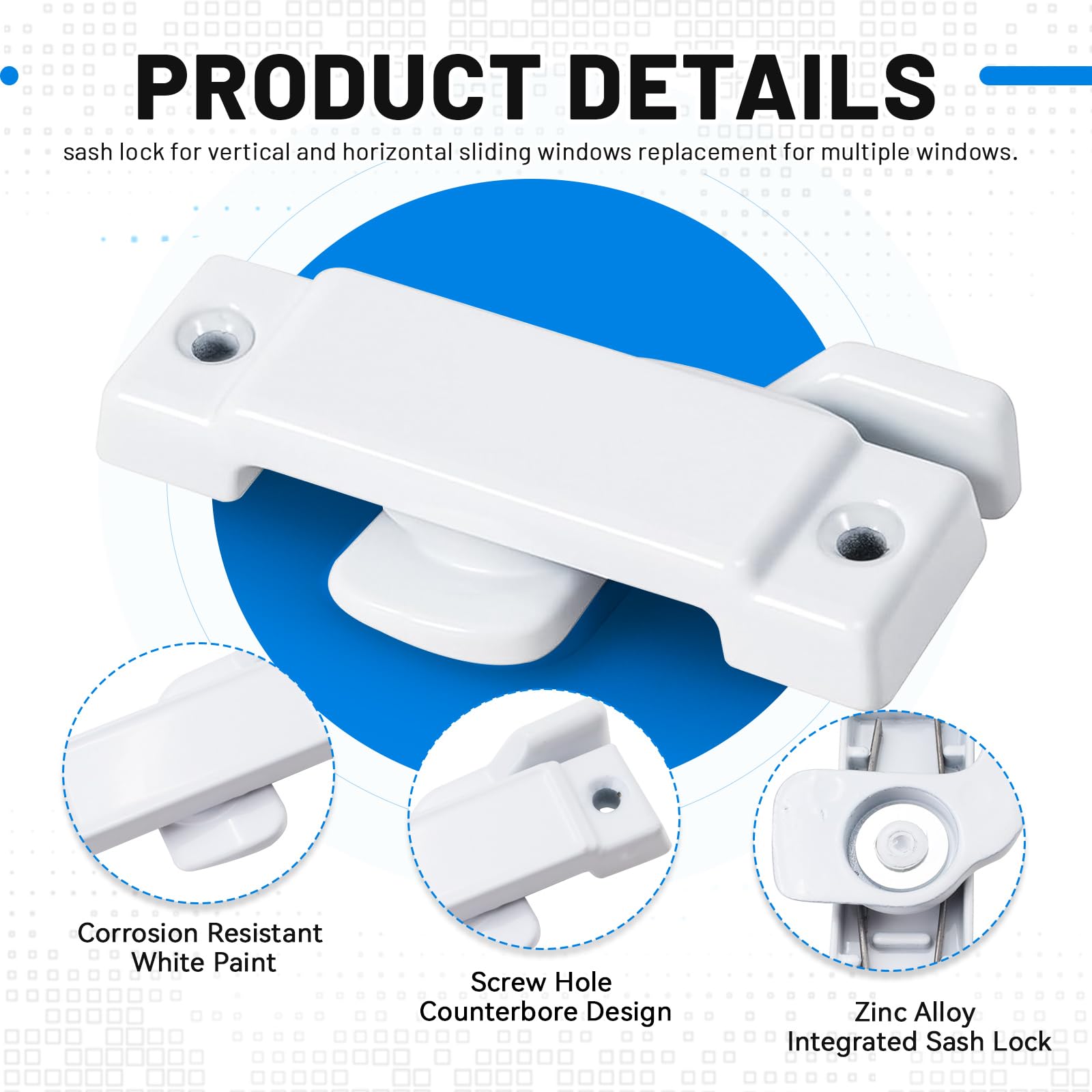 8PCS Window sash Locks - Image 3