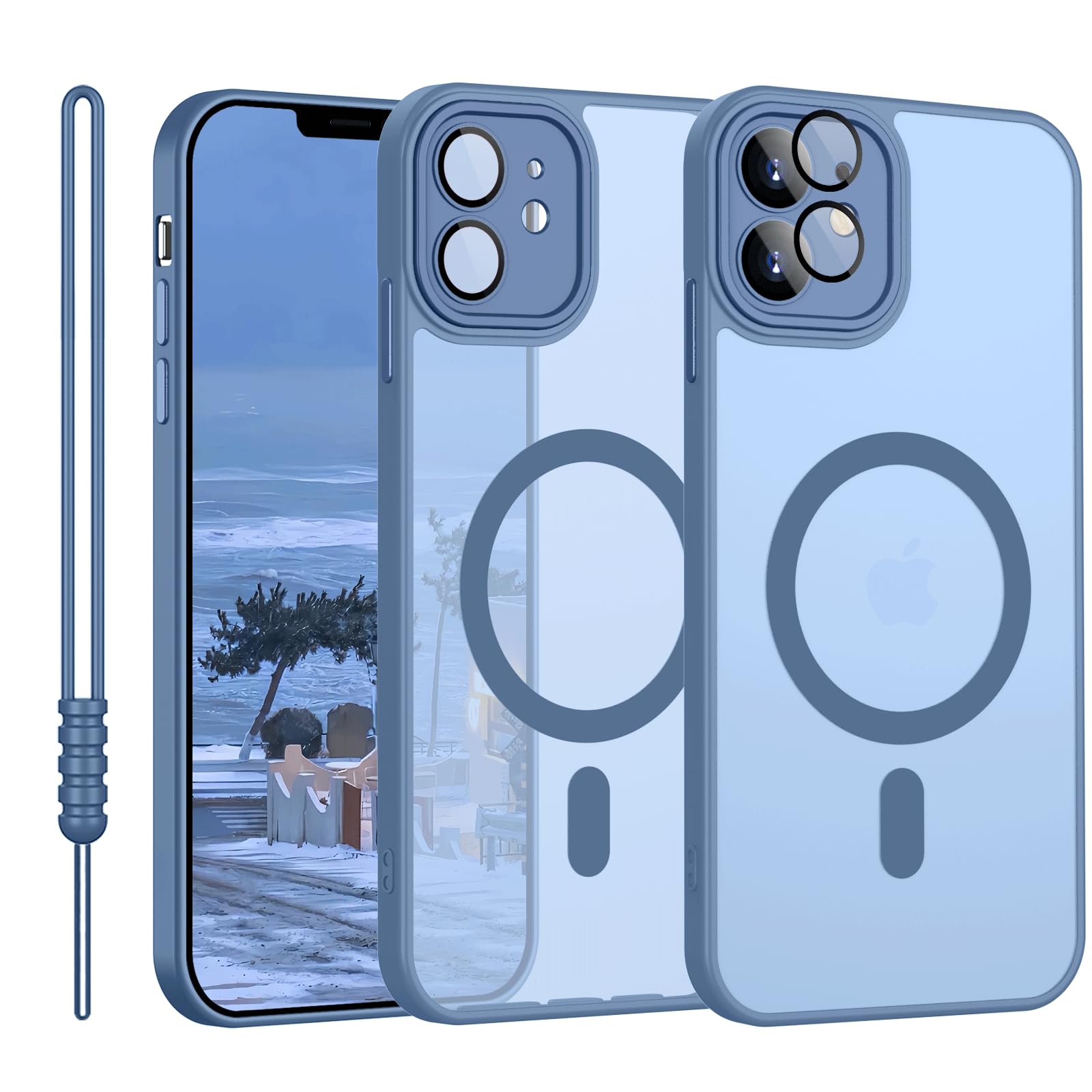 YUANDMI iPhone 12 Case Magnetic