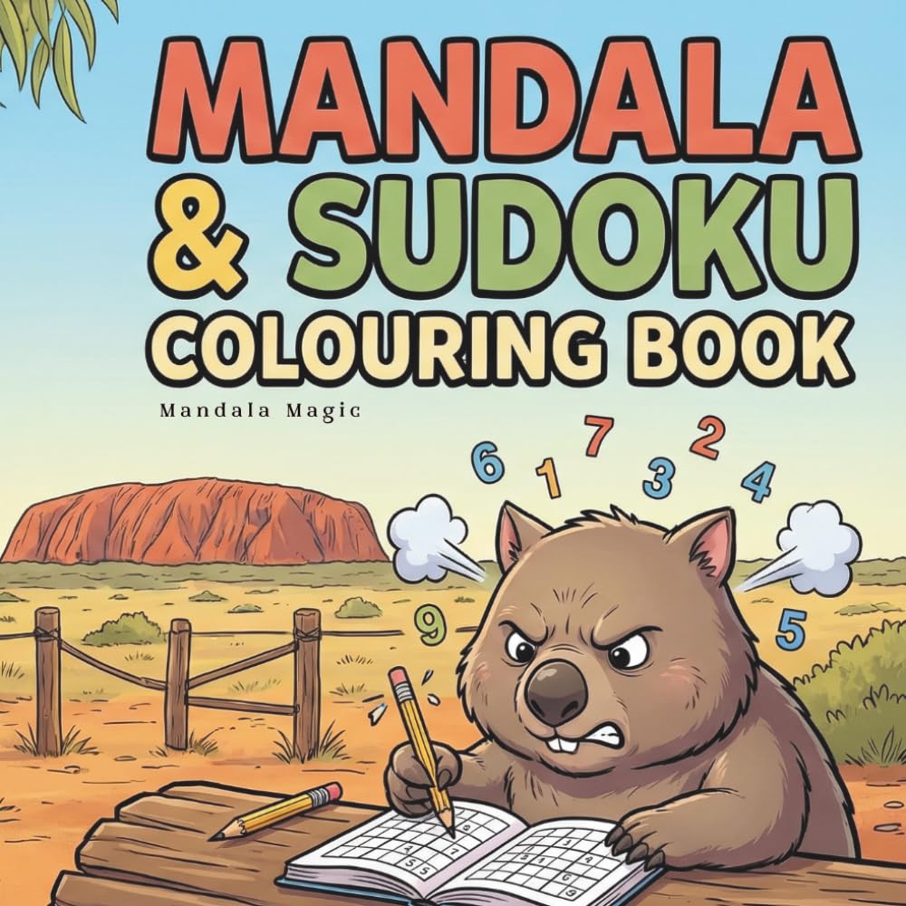 The Good Vibe Puzzle Book of Sudoku & Mandalas: A Relaxing Blend of Sudoku, Mandalas, and Uplifting Quotes to Calm the Farm