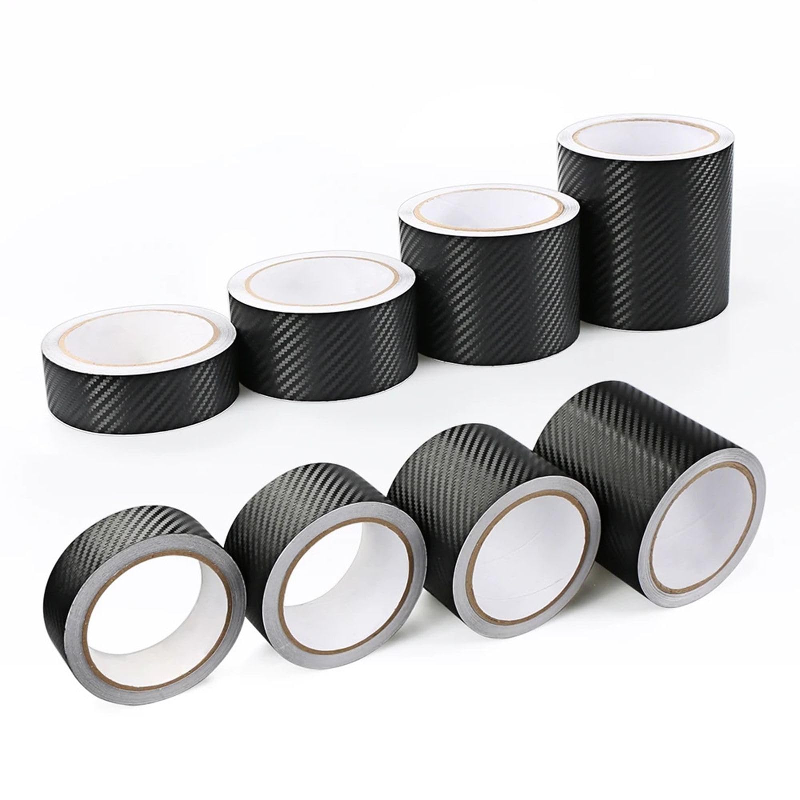 3D Carbon Fiber Vinyl Car Wrap Sheet Naklejki DIY Paste Strip Rolls Auto Anti Scratch Protector Tape Wodoodporna folia