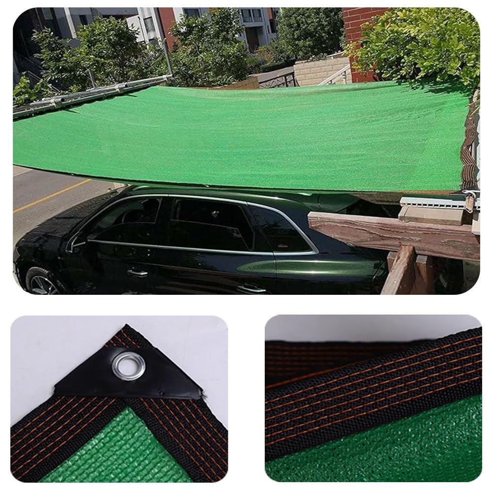 Ogrodowy żagiel przeciwsłoneczny, ochrona przed promieniowaniem UV, tkanina do szklarni i patio, oddychająca, prostokątna, z przelotkami, 3 x 5 m