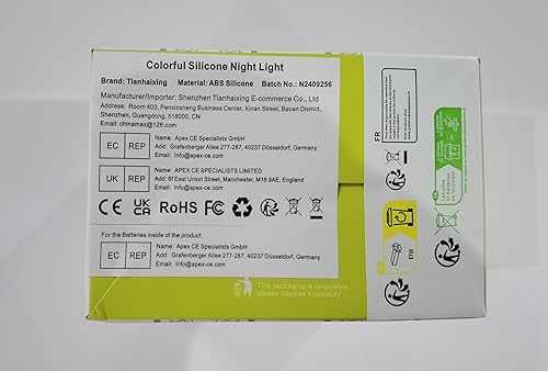 Miniatura 13 de Luz nocturna para niños con bonito diseño de tren, lámpara de noche LED para habitación de los niños con colores RGB intercambiables, luz nocturna