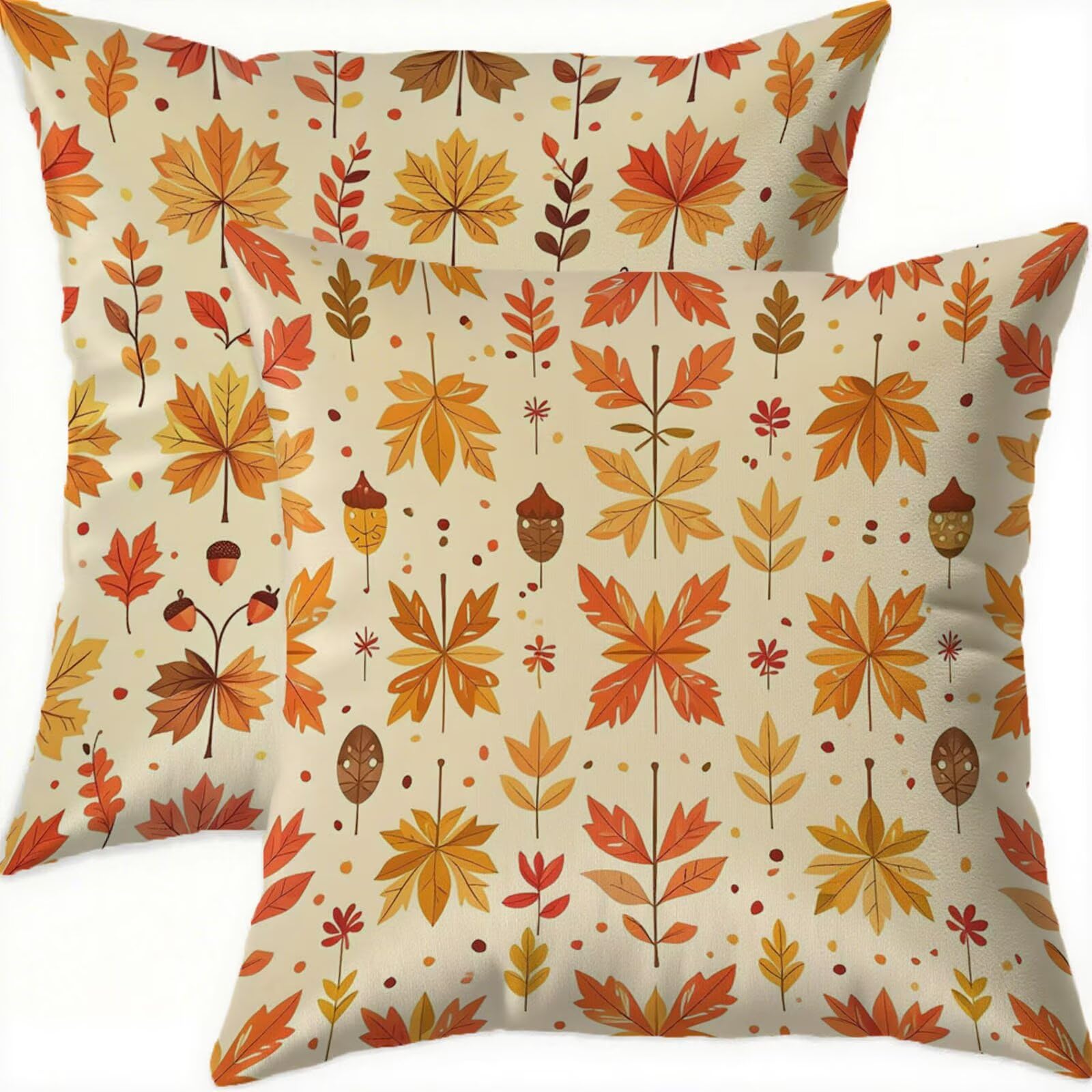 Housse coussin 65x65cm de salon et taie oreiller imperméable patio
