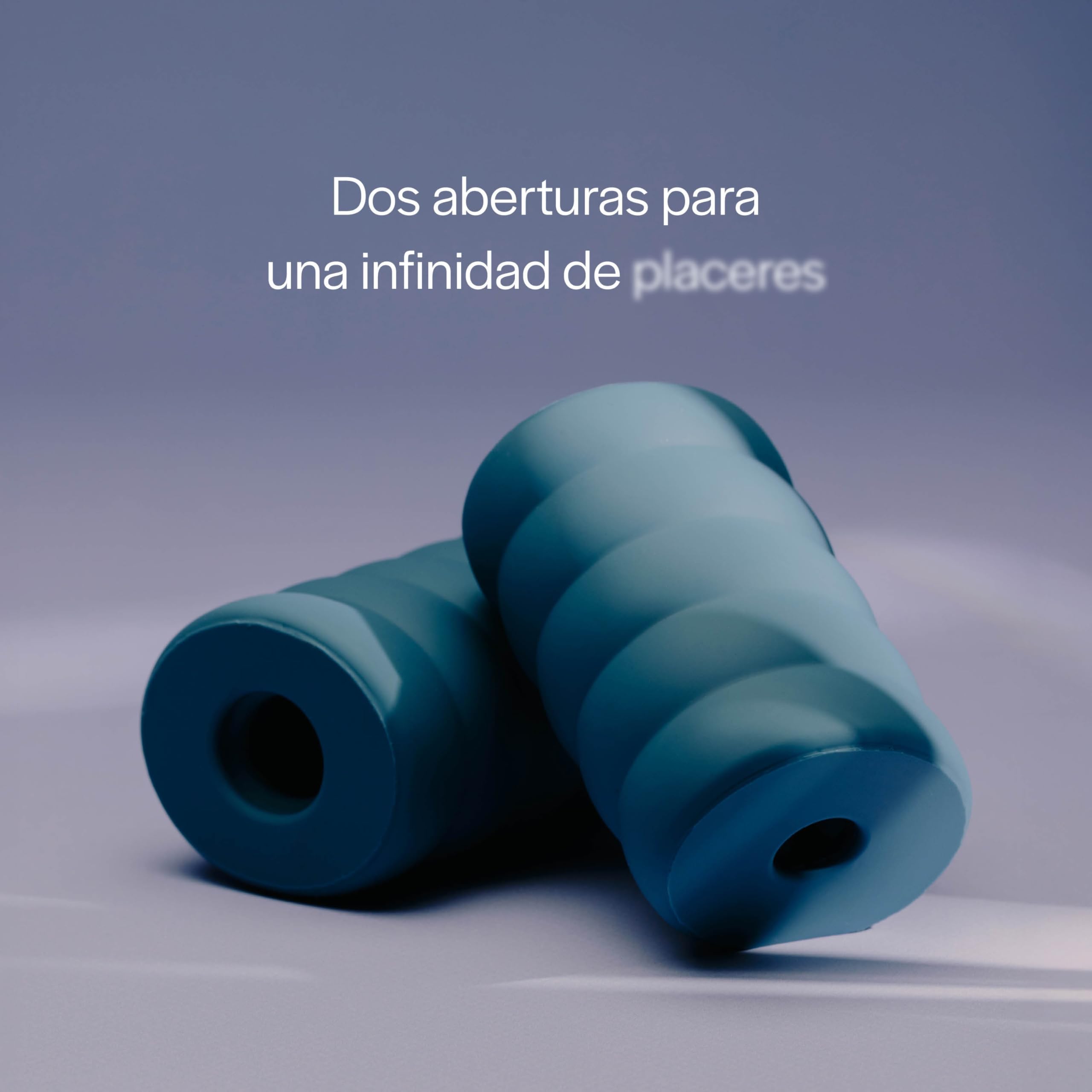 MY LUBIE - Halo, Masturbador para hombre de Silicona Suave Extensible | Interior texturizado | Doble entrada | Reutilizable | Juguete para adultos todas las tallas | Pareja