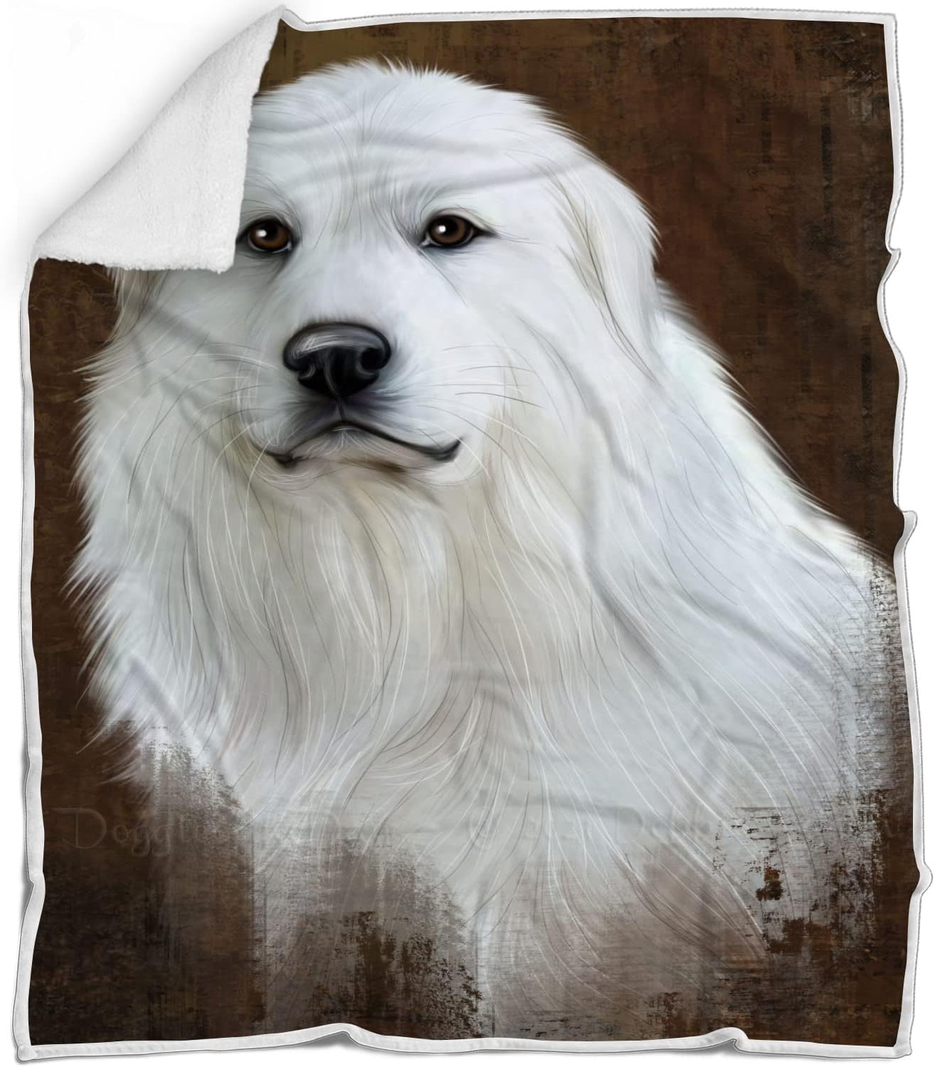great pyrenees blanket