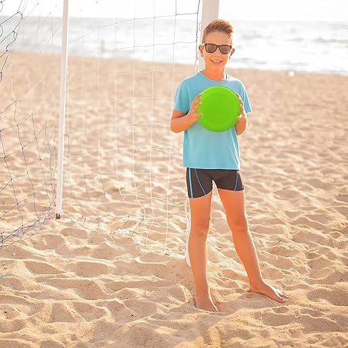 Miniatura 5 de Juguetes de playa de arena, juguetes gigantes de disco volador de 8 pulgadas para niños y adultos, juguete de disco deportivo para patio al aire