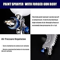 Vista 2 de Pistola de pulverización HVLP Azul