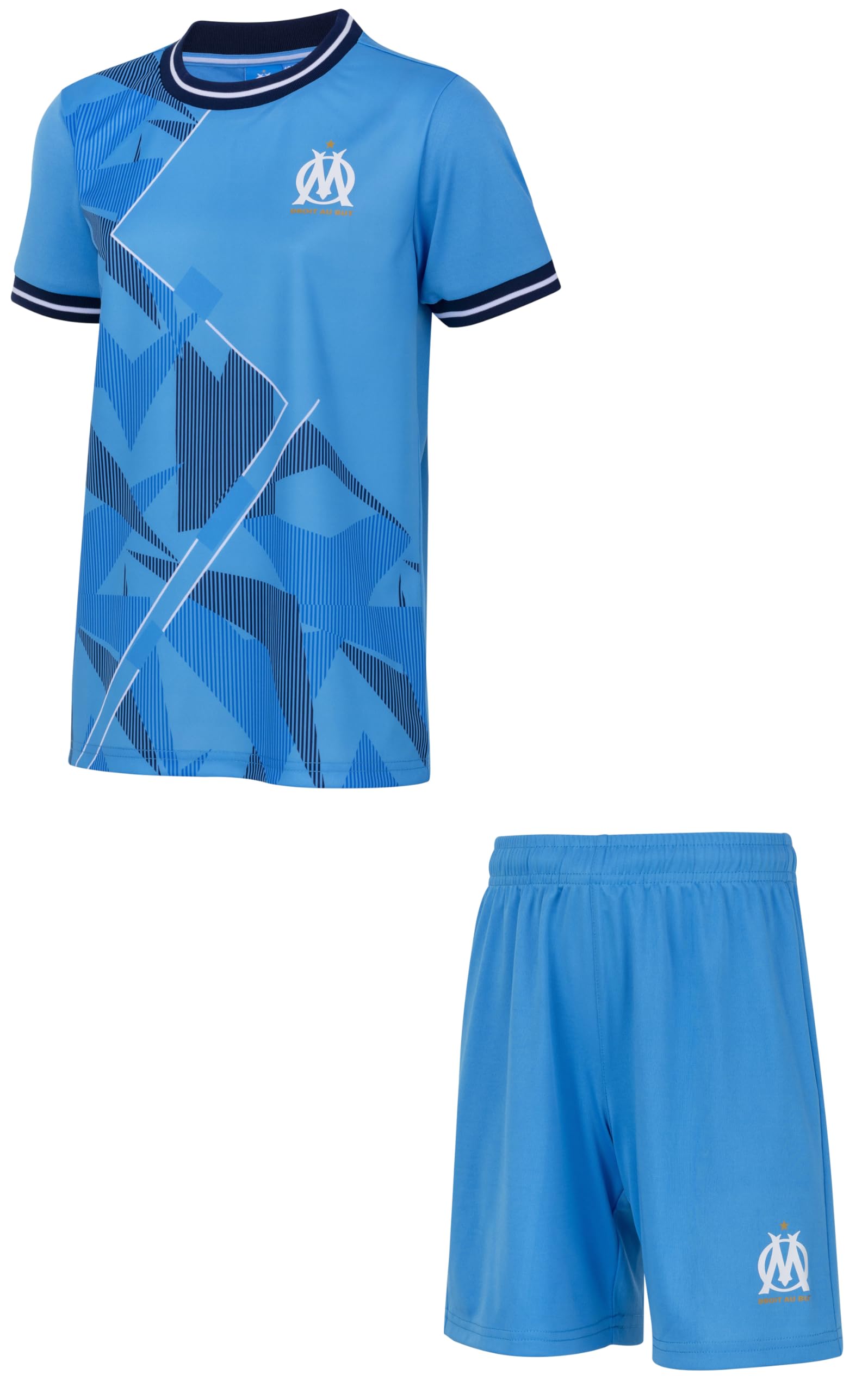 OLYMPIQUE DE MARSEILLE Ensemble Maillot Short Om - Collection Officielle