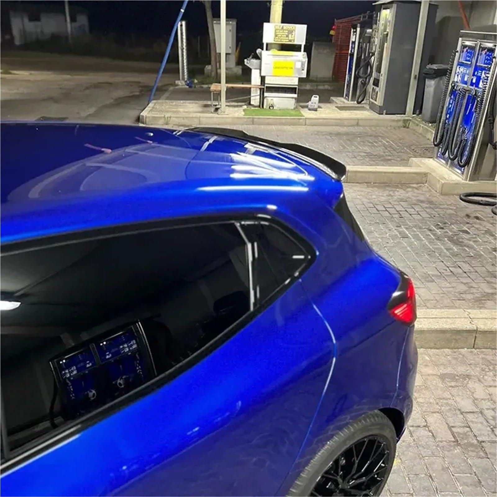 spoiler samochód warga ochronna Pasuje do Renault, pasuje do Clio MK5 5 2019 2020 2021 2022 2023 2024, tylny spojler samochodu, klapa bagażnika, dach, tuning(Carbon Fiber Look)