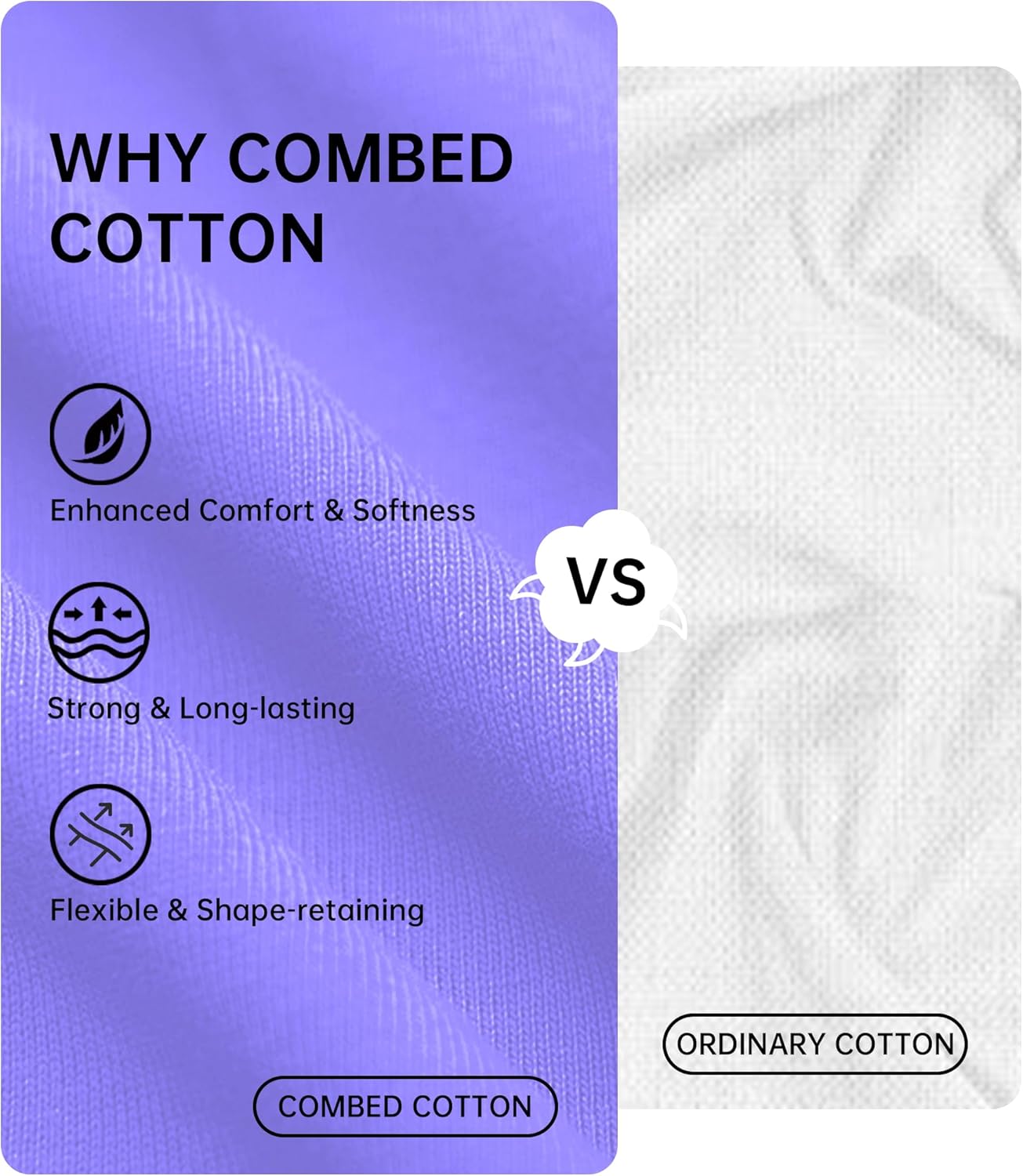 COLORFULLEAF Men's 100% Cotton Pajamas Set Button Down Pajamas for Men Long Sleeve 2 Piece Sleepwear Lounge Sets with Pockets - Image 2