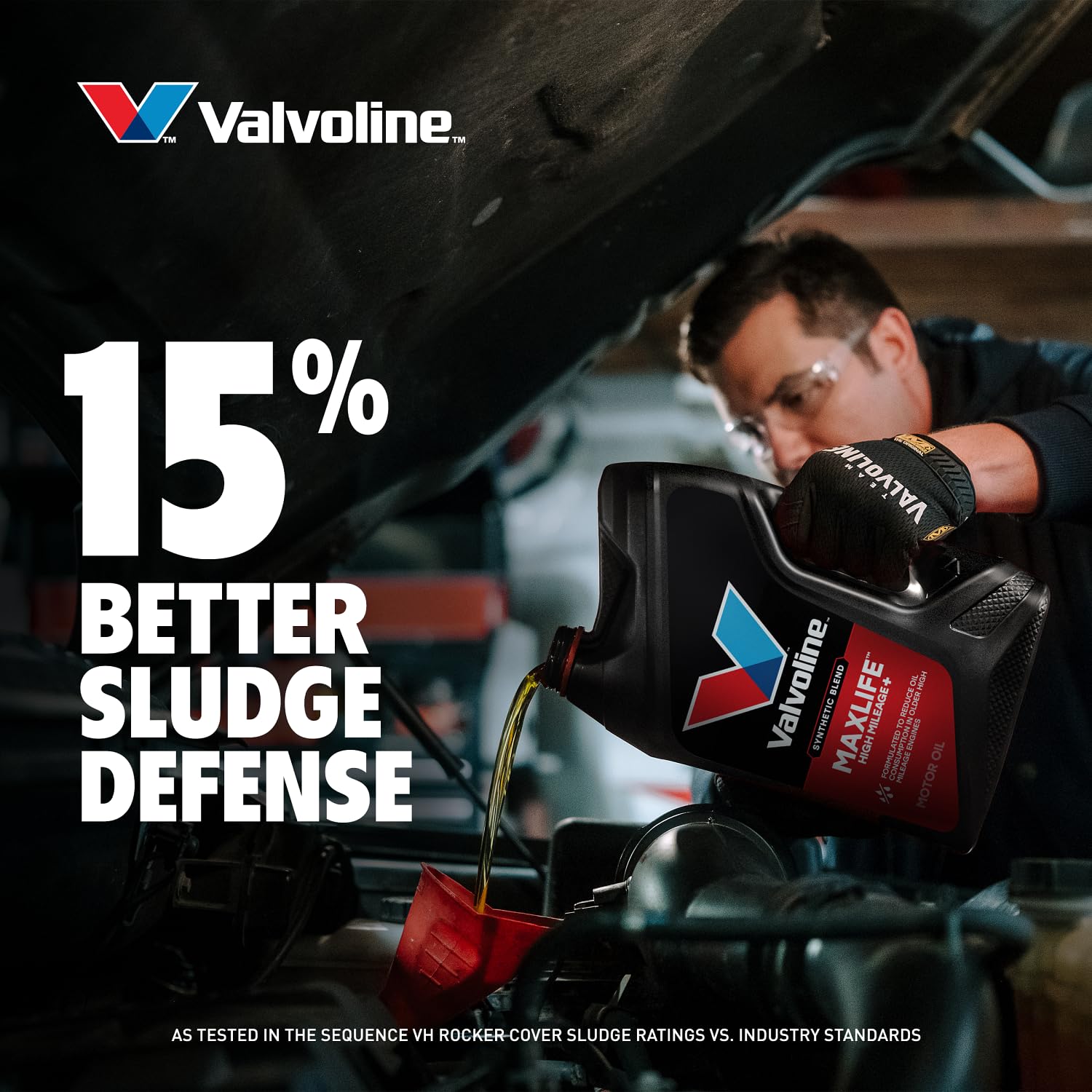 Valvoline High Mileage 150K with MaxLife Plus Technology 5W-20 Motor Oil 1 Quart product thumbnail 8