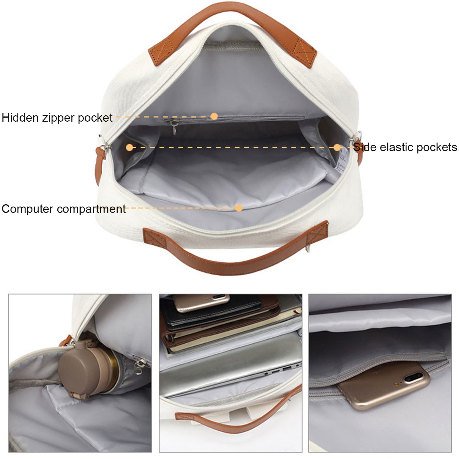 AADECOR Mochila Escolar Ligera Mochila Informal Mochila universitaria para portátil de 14" para Hombres y Mujeres Mochila de Viaje Resistente al Agua、 Mochilas antirrobo,Black