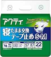 アクティ 寝たまま交換テープ 止め S-M 22枚×4パック アクティ寝たまま交換テープ止め S～M （22枚入×4袋
