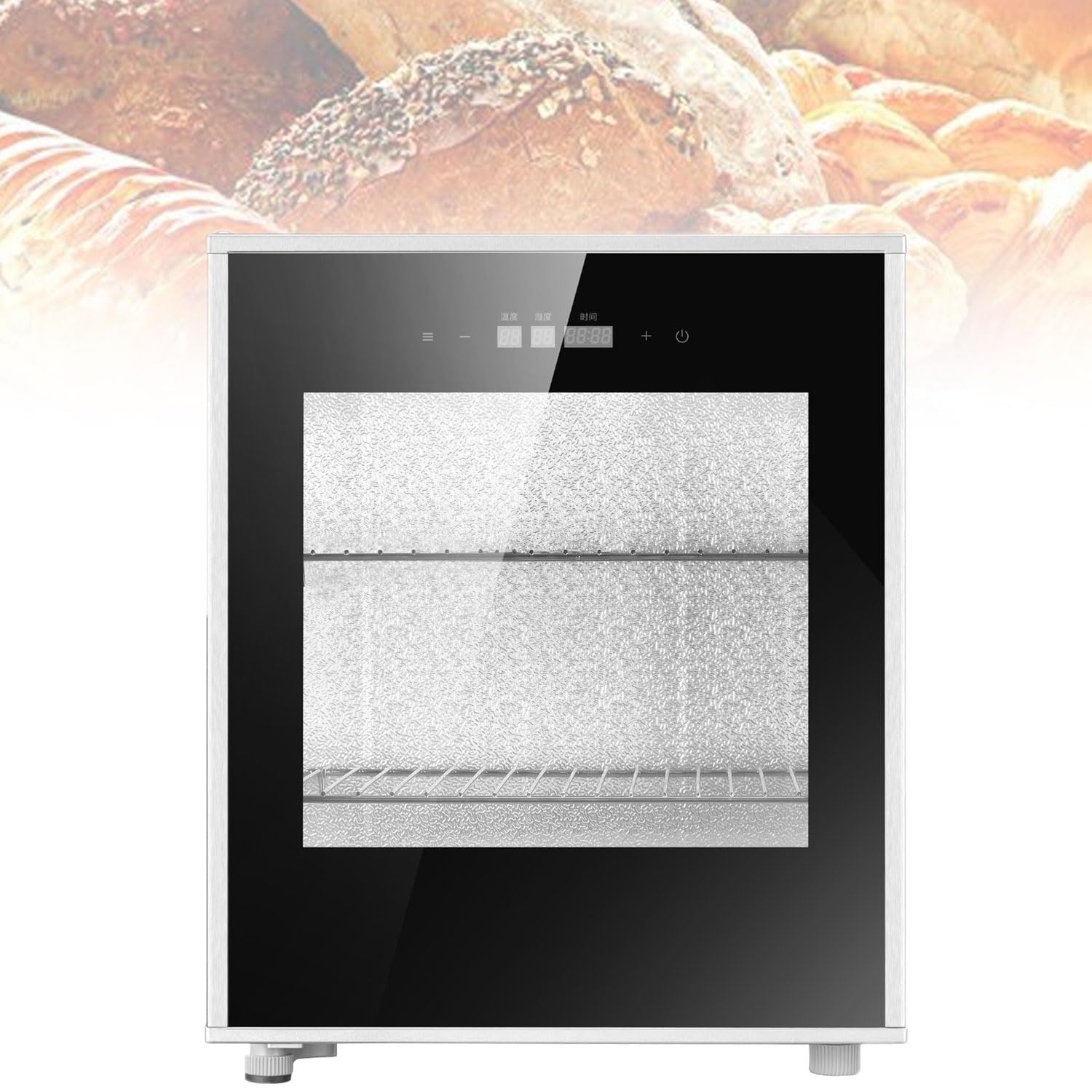 YXYLJOZ 40L Desktop Smart Bread Fermentation Machine With Tempered Glass Viewing Window, Humidity & Temperature Adjustable, for Toast, Yogurt,110v