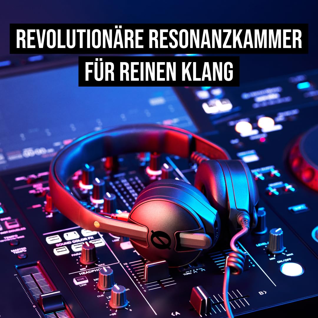 RØDE NTH-50 Professionelle On-Ear Kabel DJ Kopfhörer, Hi-Fi Audio, Langlebiges und Komfortables Design, für Musiker Filmemacher und Kreative (Schwarz)