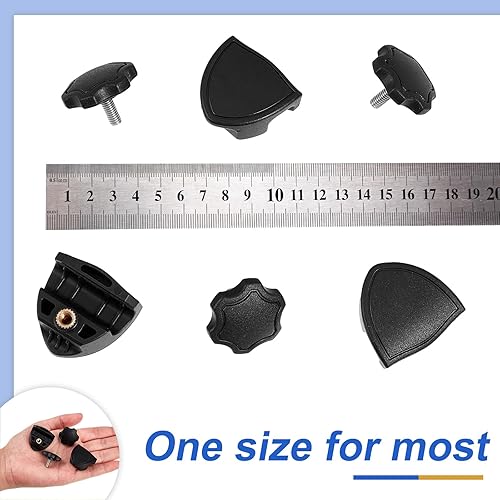 Miniatura 2 de Landhoow Tornillos de repuesto para viseras de fútbol, clips de visera de fútbol, kit de reparación de casco de