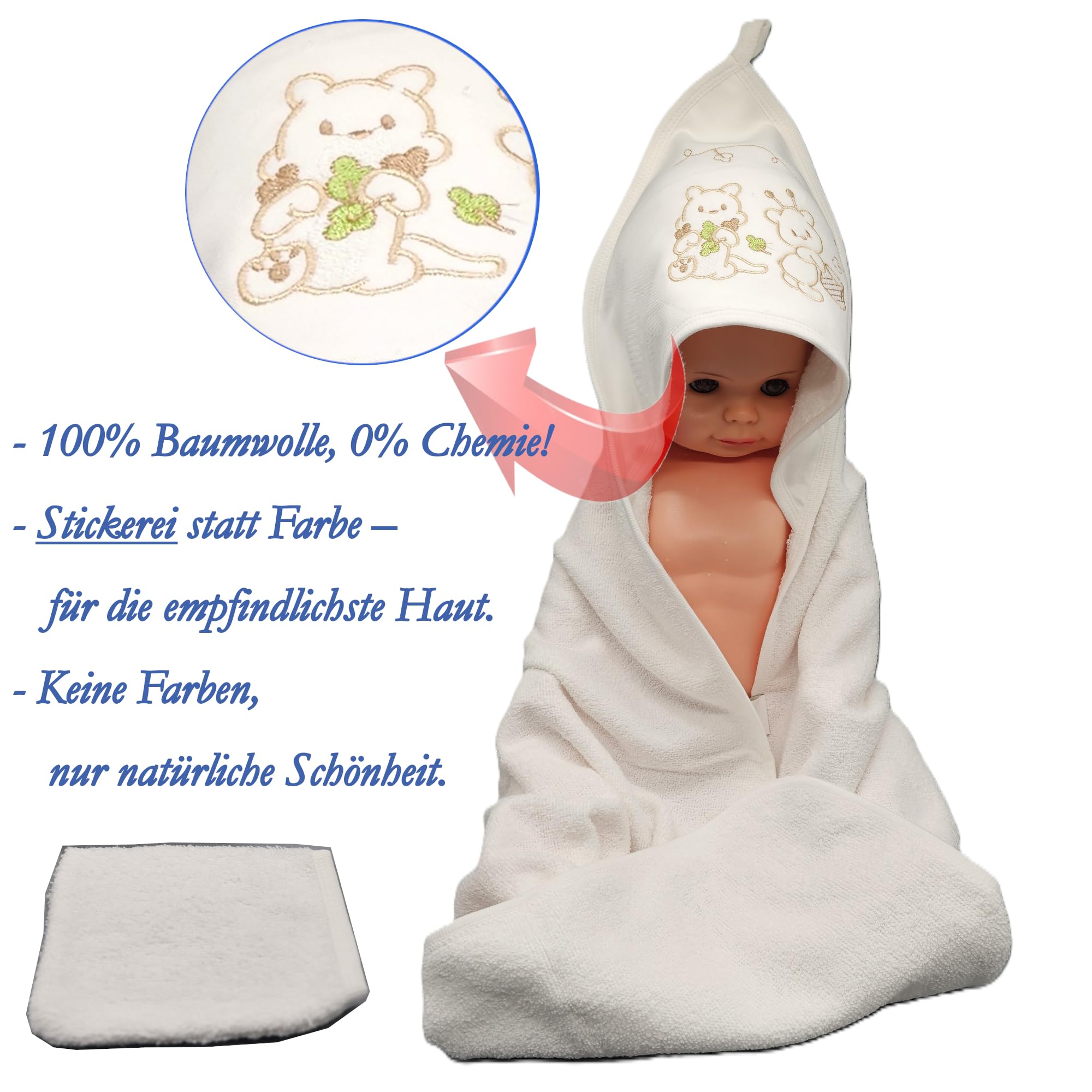 Blue Eyes Set Regalo Neonato 10 Pezzi in Cotone