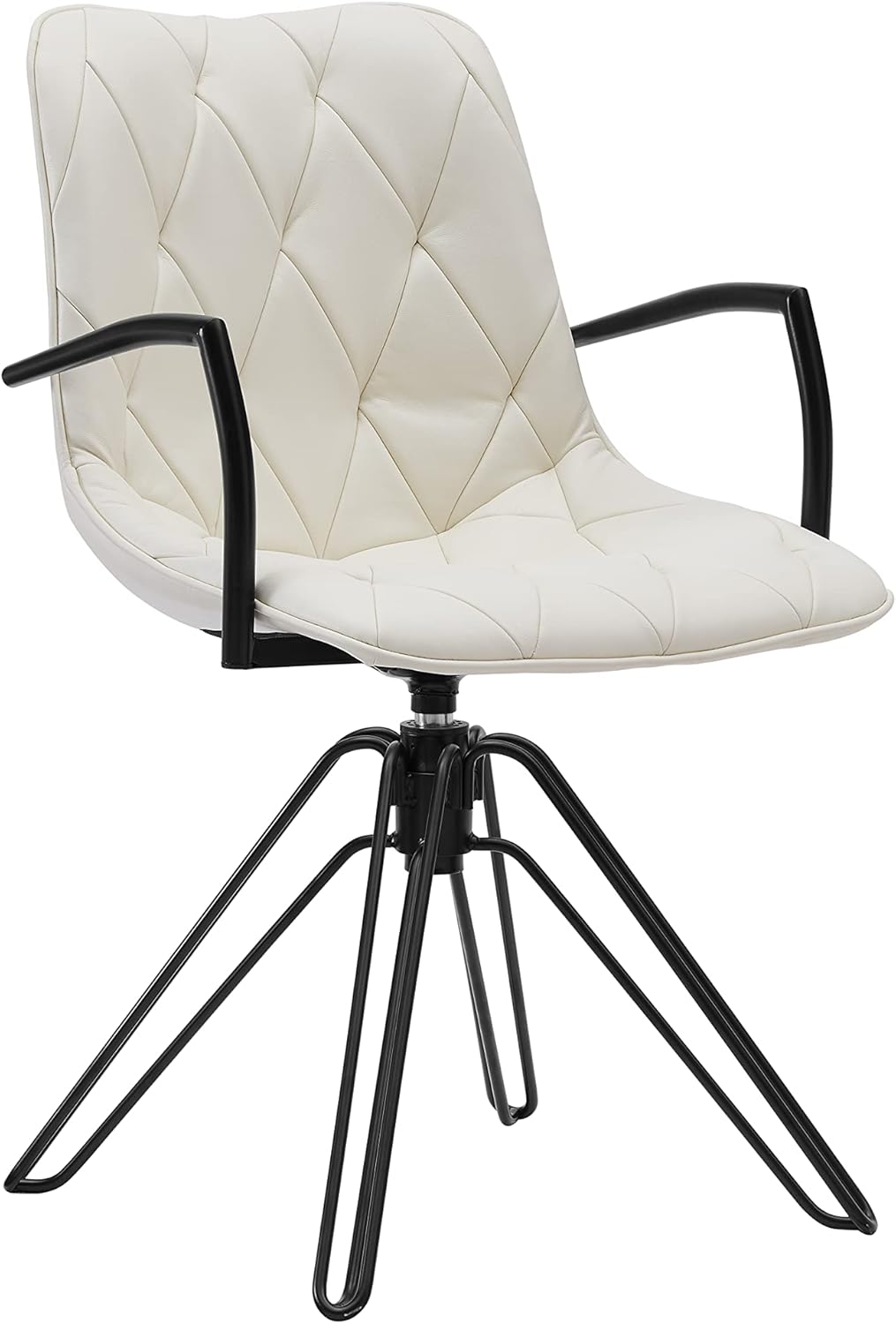 Buy Zouron 360° Swivel Mid Century Modern Office Chair No Wheel