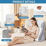 3PCS Ensemble d'oreillers à clin d'oeil pour dormir, 9-in-1 Coussin de soutien du dos ergonomique réglable pour la chirurgie après, soulagement de la douleur, reflux acide, ronflement