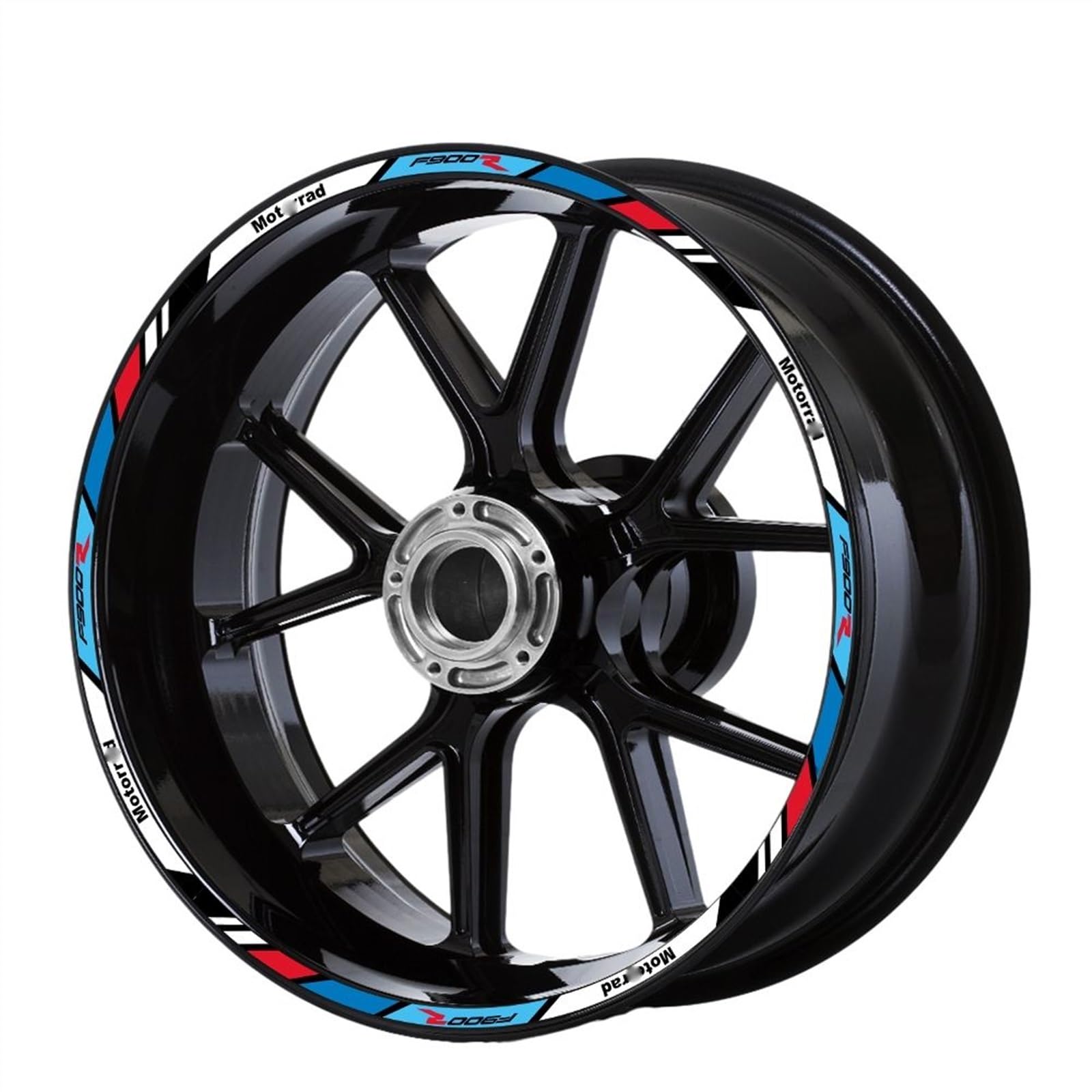 Applique for F900R F900 R Motorcycle Wheels Stickers Rim Stripe Decals Decorative Tire Tape Waterproof(A2)