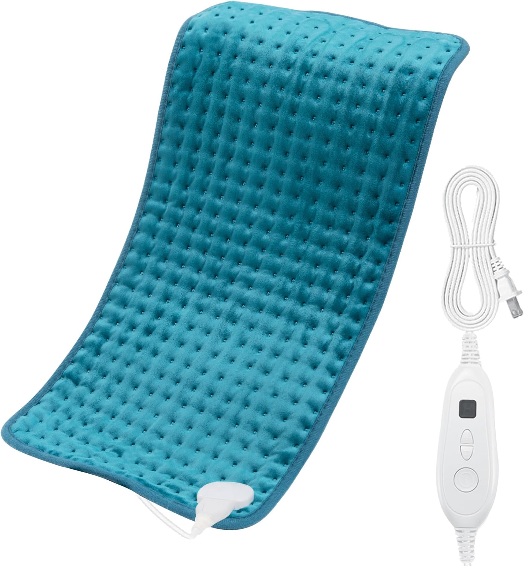 DAILYLIFEHeating Pad 12"x24" Cozy Electric Blanket UL Certified with Overheating Protection | 6 Heating Settings | Auto-Off | Machine Washable