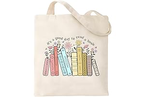 Haukea Aesthetic Canvas Tote Bag for Kids: The Perfect Library Companion