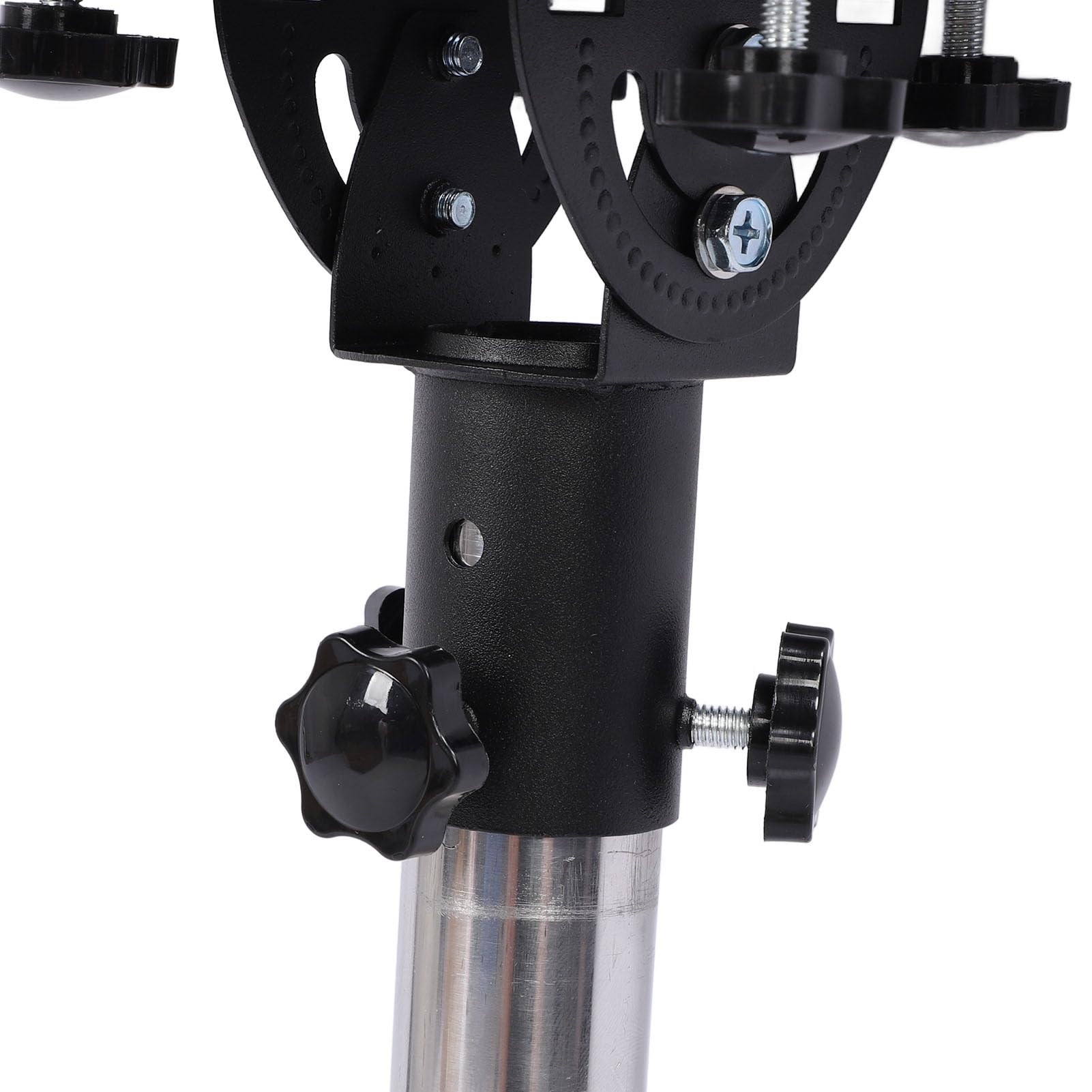 Soporte para Satélite, ángulo Ajustable de 160°, Adaptador Superior Giratorio de 360°, Kit de Montaje , Soporte para Antena con Estructura de Acero de Aleación de Brazo Largo de 43 Cm para