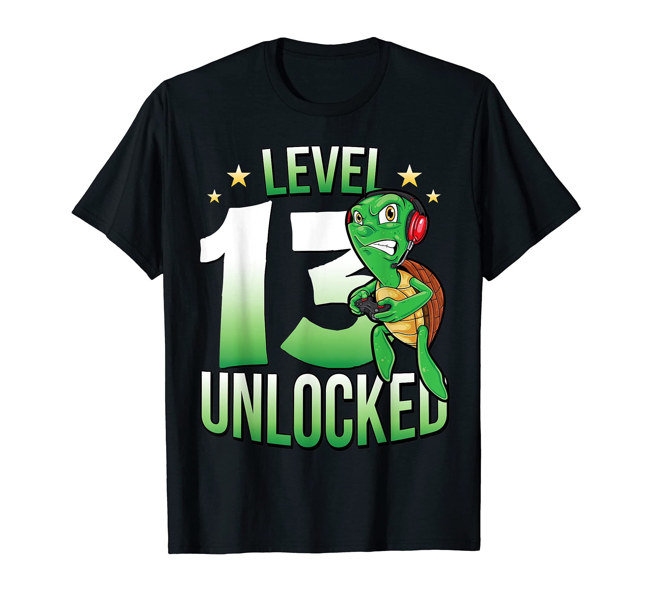 13th Birthday T Shirt Turtle 13 Years Old Boys Girls Gift T-Shirt