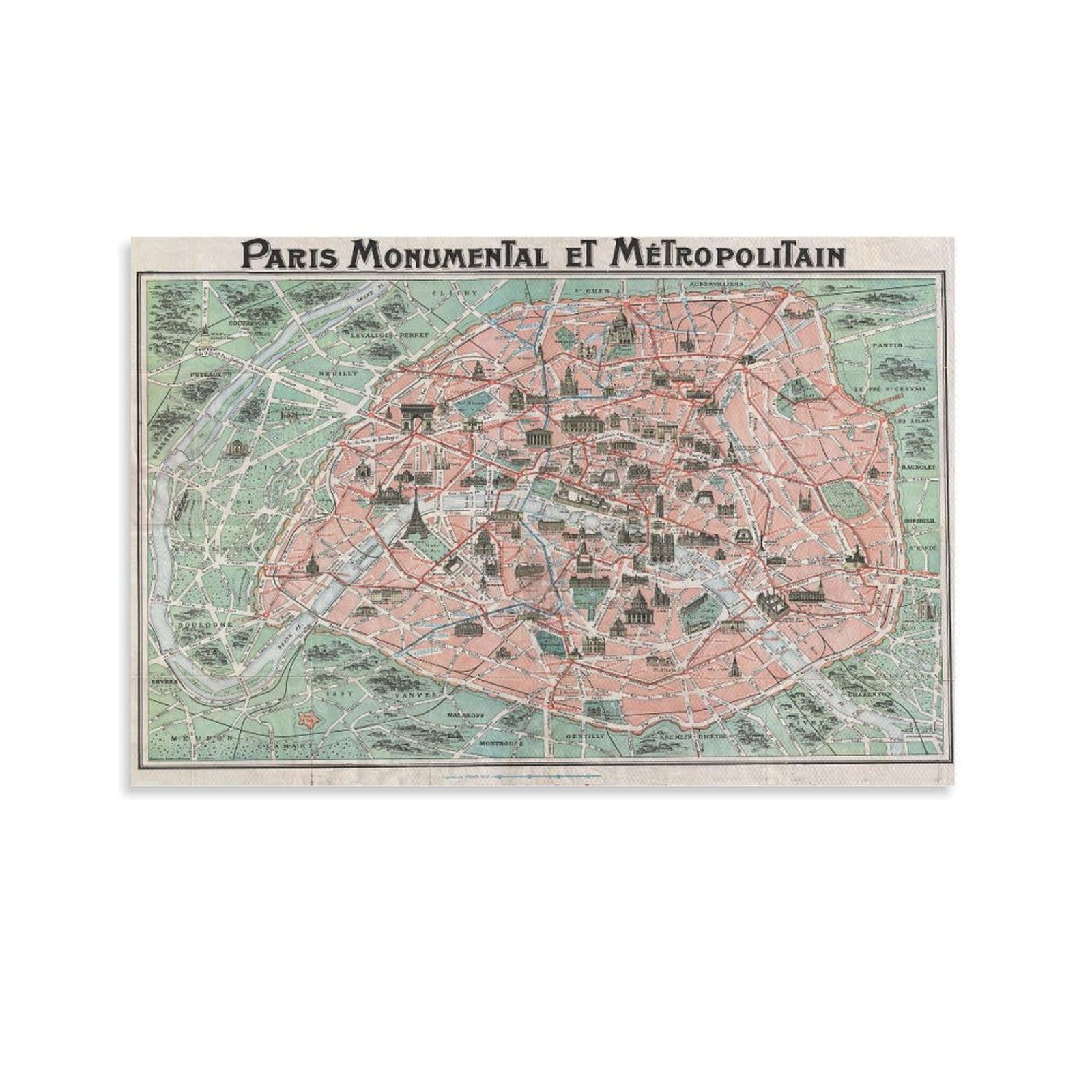 ★雰囲気◎★【フランス古物】アンティーク マップ / プリヴァの古地図 ☆雰囲気◎☆【フランス古物】アンティーク マップ / プリヴァの