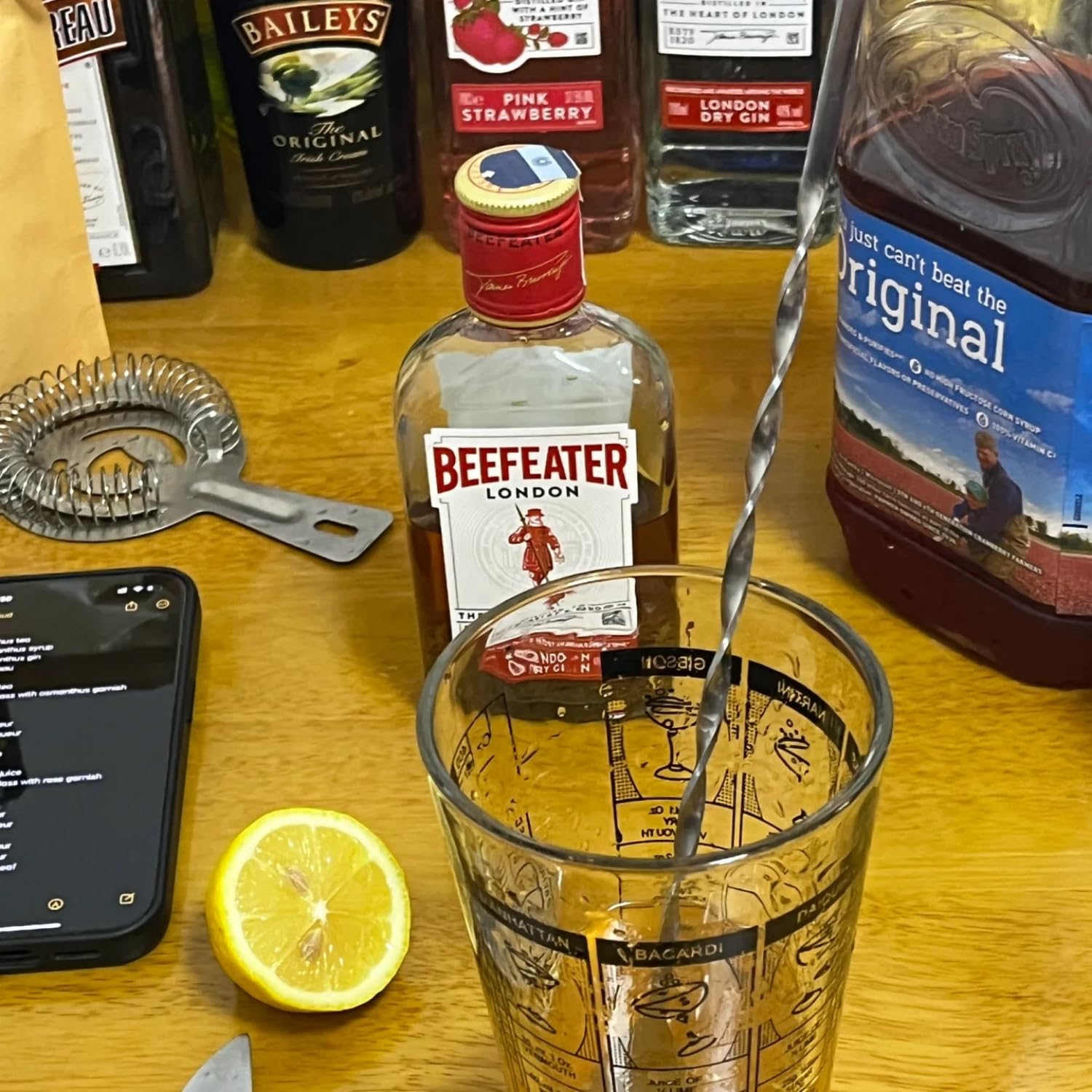 Herramientas de barra de colador de cóctel – 4 coladores de barra con resorte de alta densidad, accesorios de barman de acero inoxidable para filtrar bebidas de cóctel, herramientas profesionales de 6