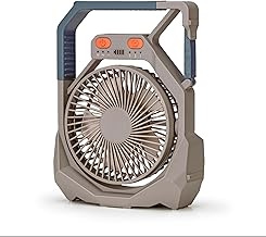 【最新 2026年製】トップランド コードレス扇風機 ネイチャー FAN 小型 カラビナ機能搭載 ポータブル バッテリー内蔵 充電式 3000mAh USB type-c ガイアロック SF-DFC29GK