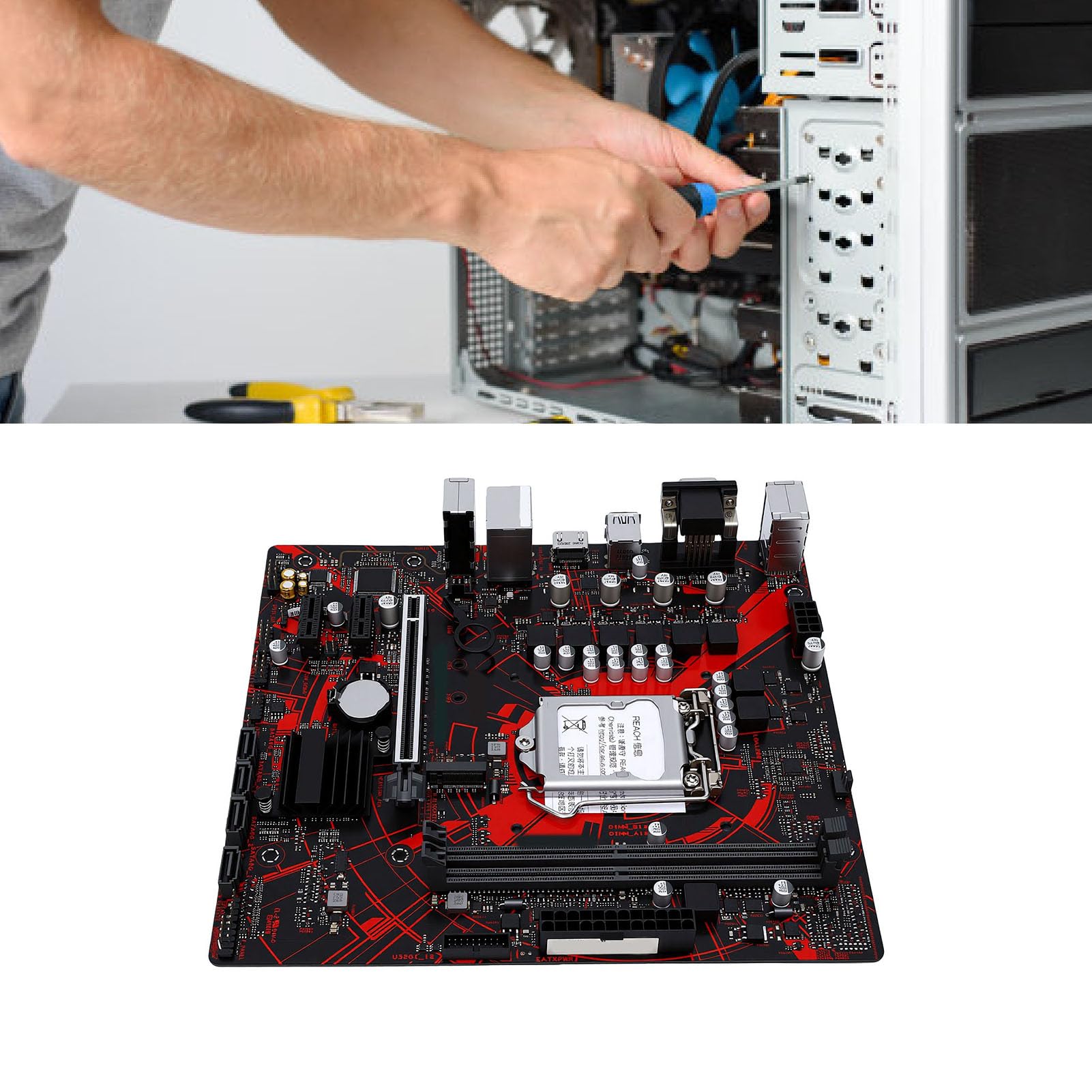 Scheda Madre Micro ATX LGA1200, DDR4 da 64 GB 2933 MHz, 1X M.2