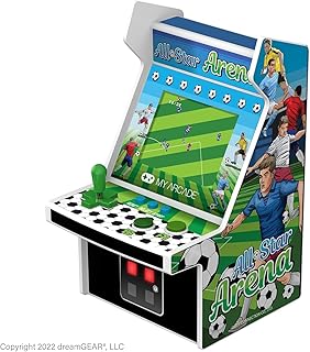 My Arcade All Star Arena Micro Player- Fully Portable Mini Arcade Machine with 307 Retro Games, 2.75" Screen