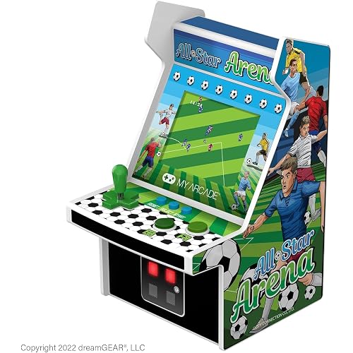 My Arcade All Star Arena Micro Player- Fully Portable Mini Arcade Machine with 307 Retro Games, 2.75" Screen