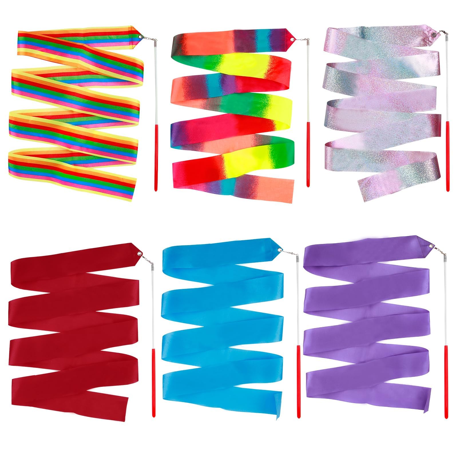 Sciarpe Danzanti Per Bambini - Rosse, Morbide, Perfette Per Festa E Gioco!