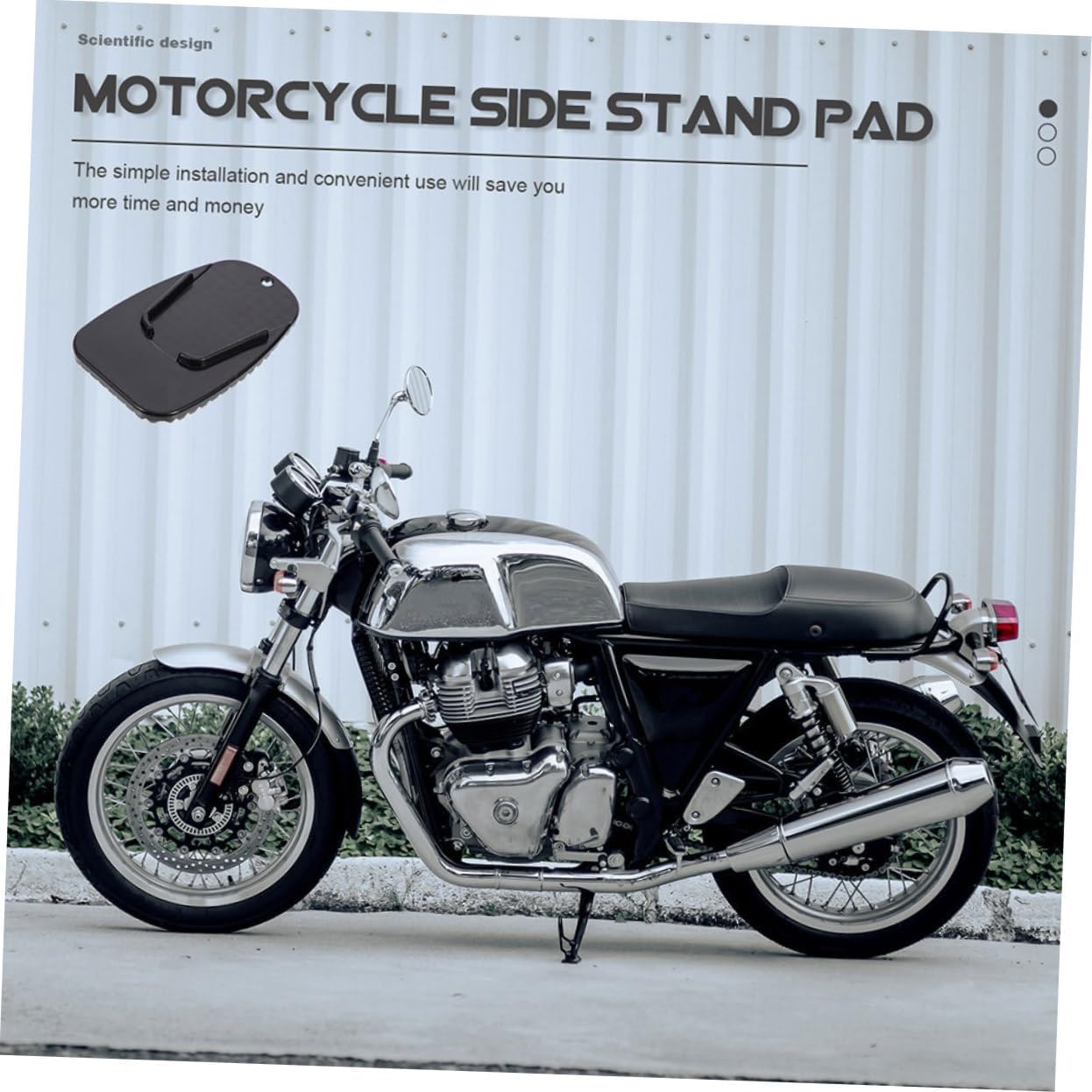 8pcs Motorcycle Parking Stand Pads Motorbike Kickstand Pad Kickstand Side Stand Accessories